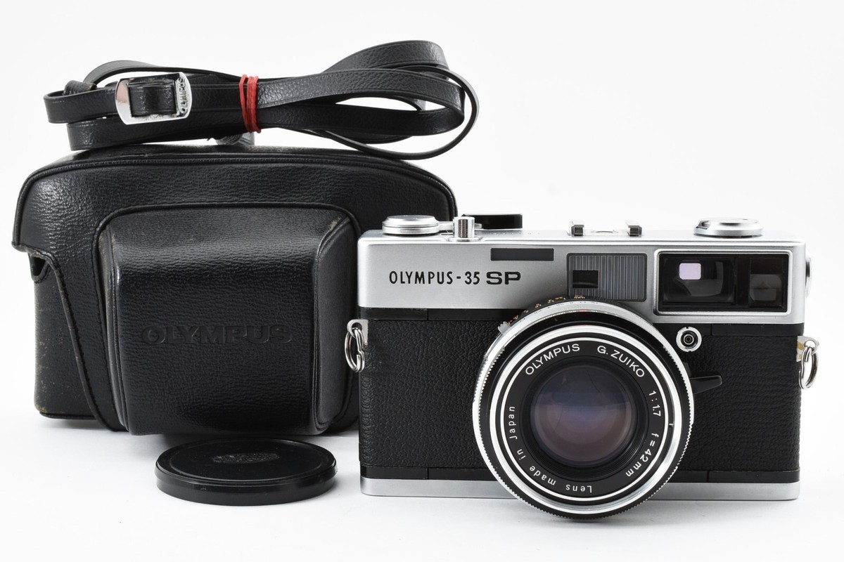 美品動作品 OLYMPUS-35 SP フィルムカメラ 形作れ ケース付き 美品動作品 OLYMPUS-35 SP フィルムカメラ 形作れ ケース付き
