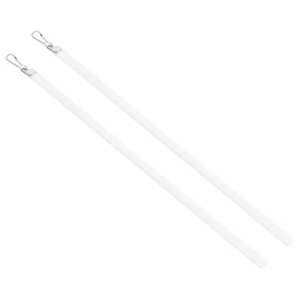  2 Pcs Curtain Accessories Blind Wand Replacement with Hook Stick Puller - Picture 1 of 12