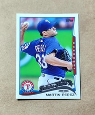 MARTIN PEREZ ~~~ 2014 topps card #92 FUTURE STARS