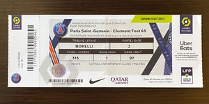 2023 Lionel Messi Last PSG Match Full Ticket Paris Saint Germain Sergio Ramos - Picture 1 of 9