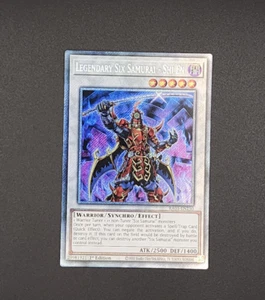 RA03-EN250 Legendary Six Samurai - Shi En Platinum Secret Rare 1st Edition NM - Picture 1 of 1