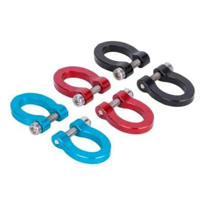 1/10 Scale RC Car Realistic D-ring Mini Tow Hook Shackle for SCX10 TRX4 TF2 D90 - Image 1 of 4
