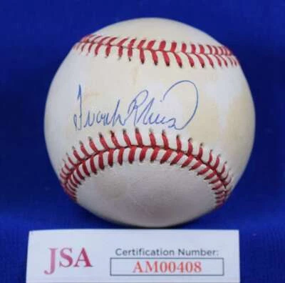 Frank Robinson JSA COA Autograph American League Signed Baseball - Image 1 of 2