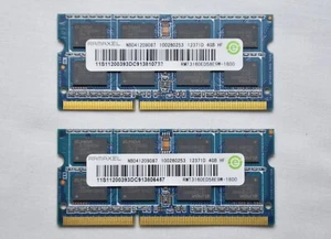 8GB Ramaxel Laptop RAM STICKS 2 x 4GB PC3-12800S RMT3160ED58E9W-1600 TESTED (137 - Picture 1 of 2