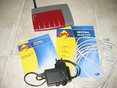 AVM Fritz!Box WLAN 3170 - 125 4 10/100 Wireless G Router (20002371) - Bild 1 von 3