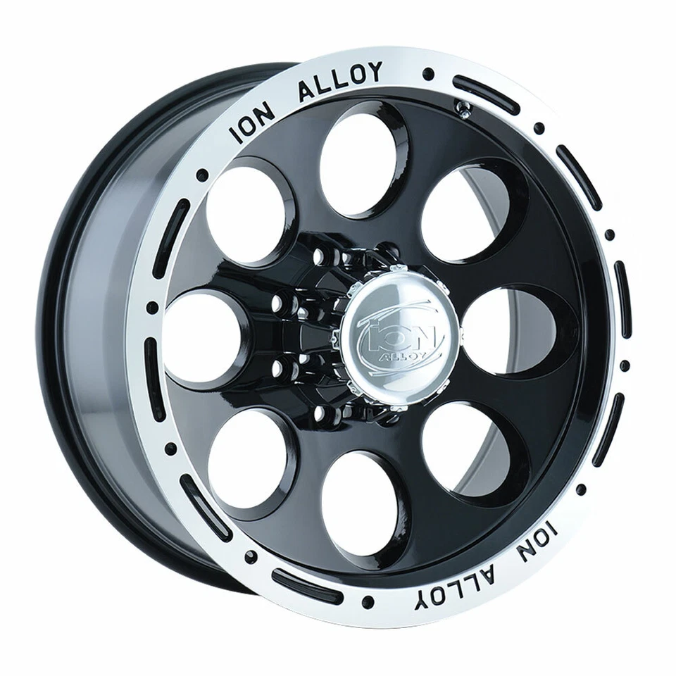 ION ALLOY 174 Rim 15X8 5X127 Offset -27 Black Beadlock (Quantity of 1) - Image 1 of 2