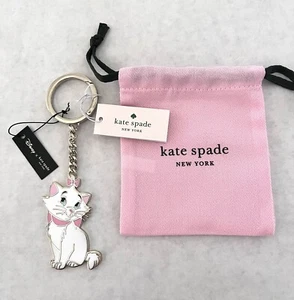 Disney x Kate Spade Aristocats Marie Schlüsselanhänger Neu mit Etikett & Staubbeutel - Bild 1 von 10
