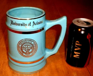 University of ARIZONA, JUMBO SIZED, CERAMIC BEER MUG, VINTAGE USA #1950's yrs. - Picture 1 of 10