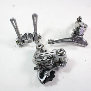 Vintage 80s Shimano Altus LT Front Rear Derailleur & Shifter Set 28.6 Clamp - Picture 1 of 9