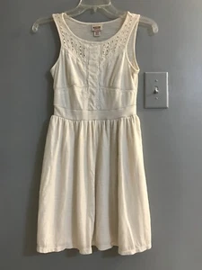 Prendisole Mossimo avorio con occhielli taglia XSmall senza maniche - Foto 1 di 4