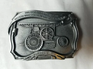 Vintage Belt Buckle Western MN Steam Threshers Reunion Steampunk  - Picture 1 of 5