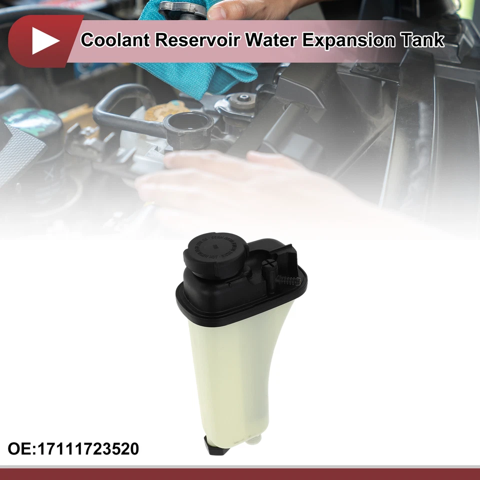 Coolant Expansion Overflow Tank with Cap No.17111723520 for BMW E36 320i M3 Z3 - Image 1 of 4