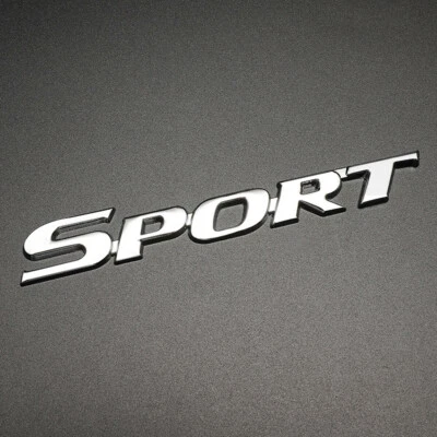 Car Racing Metal 3D SPORT Logo Emblem Badge Sticker Trunk Bumper Decal Accessory - Изображение 1 из 4