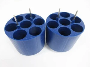 PAIR EPPENDORF 5825 733.002 CONICAL TUBE ADAPTER 7 X 50ML for S-4-104 5810 5810R - Picture 1 of 8
