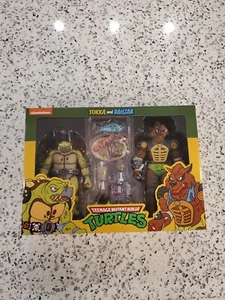NECA Teenage Mutant Ninja Turtles Tokka Rahzar Cartoon Exclusive Pack New Sealed - Picture 1 of 12