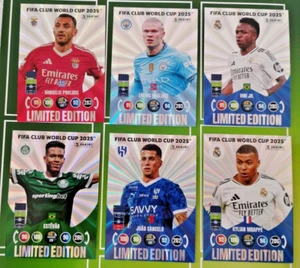 PANINI ADRENALYN FIFA CLUB WORLD CUP 2025 ALL 6 CARD LE PORTUGAL LIMITED EDITION - Picture 1 of 5