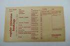 British Railway Handbill Regular Excursion Booking (Ref536) 