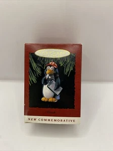 Hallmark Keepsake 1993 Christmas Ornament "Coach" Penguin New Commemorative - Picture 1 of 5