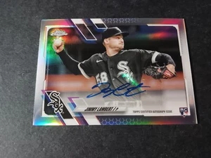 2021 Topps Chrome Update Jimmy Lambert Rookie RC Auto #CUSA-JL WHITE SOX - Picture 1 of 2