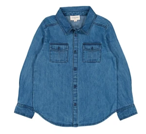 Louis Louise Boy's shirt Leonard Chambray Denim Size 8 - Picture 1 of 1