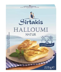 Sirtakis Halloumi Natur 9x 225g halbfester Schnitt-Käse 43% Fett i.Tr. Zypern - Bild 1 von 7
