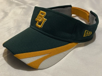 New Era Baylor Bears BU Verde Ajustable Correa Texturizada Adulto Visera Gorra Sombrero Foto 1 de 4
