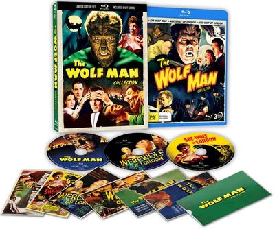 The Wolf Man Collection (1935-1946) [New Blu-ray] Ltd Ed, Lenticular Cover, Au - Image 1 of 2