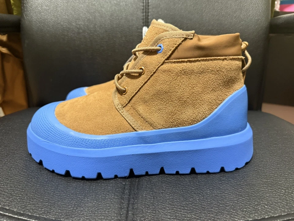 Botas híbridas UGG Neumel Weather azul castaño para hombre talla 7 nuevas sin caja venta al por menor $190 Foto 1 de 4