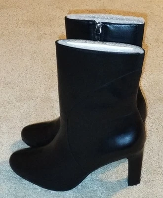 Naturalizer Mujer Harlene Negro Botines Zapatos 10 Medianos (B,M). Foto 1 de 4