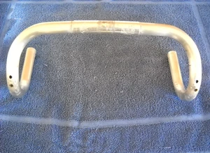 **VINTAGE ALPS ACE 35cm ALL ALLOY ROAD BIKE DROP HANDLEBARS 25.4mm CLAMP 350gm** - Picture 1 of 6