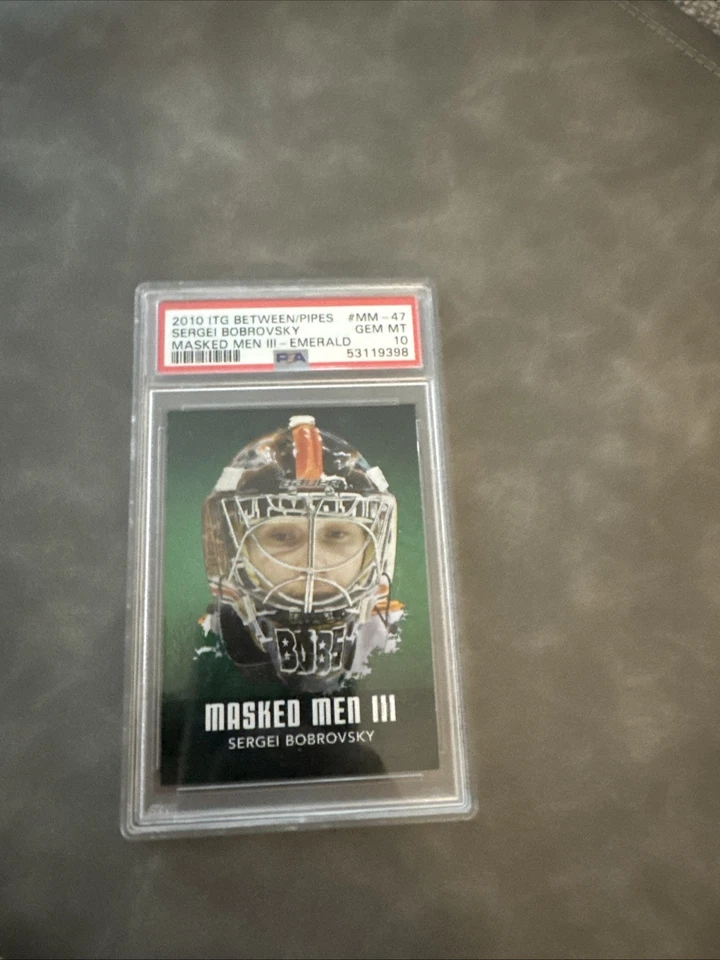 2010-11 In the Game BTP- Masked Men III Sergei Bobrovsky Emerald /340 (RC) — 第 1/3 张图片