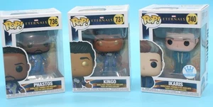 Funko Pop! Lot of 3. Kingo # 731, Ikaris # 740 & phastos # 736. Vinyl Figure. - Picture 1 of 5