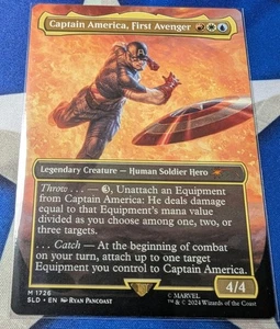 Captain America, First Avenger MTG Marvel Secret Lair NM Non Foil Unbespielt SLD  - Bild 1 von 2