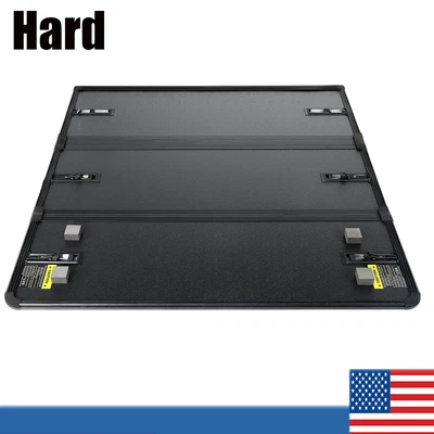 5ft Hard Flip Up Tonneau Cover For 2005-2025 Nissan Frontier Truck Bed Aluminum - Image 1 of 4