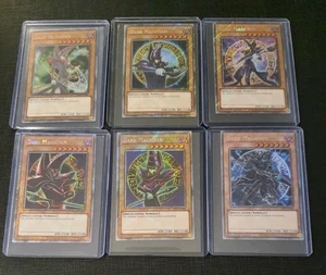 6 Dark Magician Alternative Arts RA04 RA03 Platinum Secret Rares Set YUGIOH NM - Picture 1 of 1