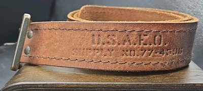 Кожаный ремень American Eagle Outfitters 34-38 дюймов коричневый 77-4596 - Изображение 1 из 4