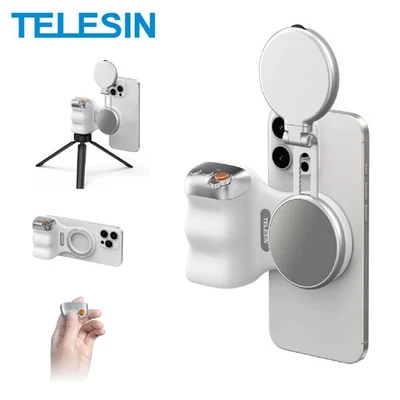 TELESIN Magnetic Phone Camera Shoot Hand Grip Phone Holder with Remote Control - Image 1 of 4