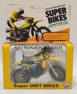 MOTO CROSS SUZUKI RM 125 DIECAST ZEE TOYS GIODI VINTAGE 1982 NEW IN BOX - Picture 1 of 6