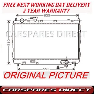 FOR KIA RADIATOR CARENS II 1.6/1.8/16 V 03-06 2 YR WRNTY - Picture 1 of 1