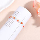 Fashion Women's Crystal Flower Bead Bracelet Elastic Adjustable Charm Bracelet
