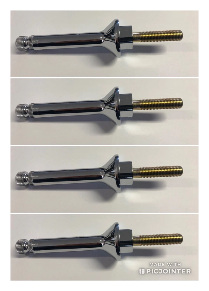 Blinkerstange Set 4 Stück chrom für Kawasaki Z1 Z 900 Z 1000 Z 650 Z 750 H1 H2  - Bild 1 von 1