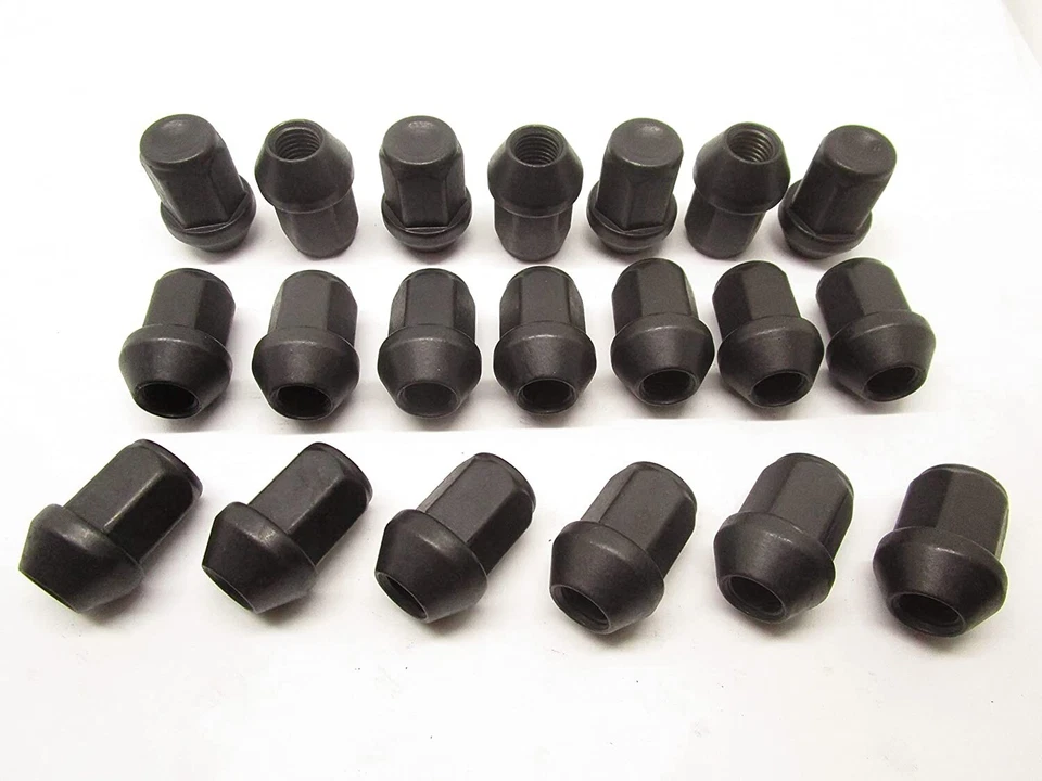 20 bulloni ruota NERI per Fiesta Focus Ecosport Kuga C-Max  ruote cerchi in lega - Immagine 1 di 1