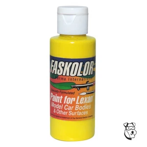 FASKOLOR #40002 YELLOW Airbrush Paint RC Body Car Truck - PARMA - Picture 1 of 1