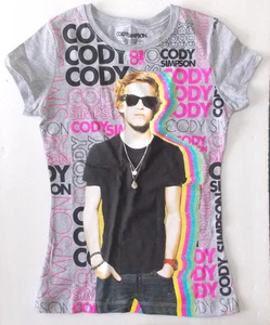 Cody Simpson Girls Gray T-Shirt Size M 10-12 NWT - Picture 1 of 1