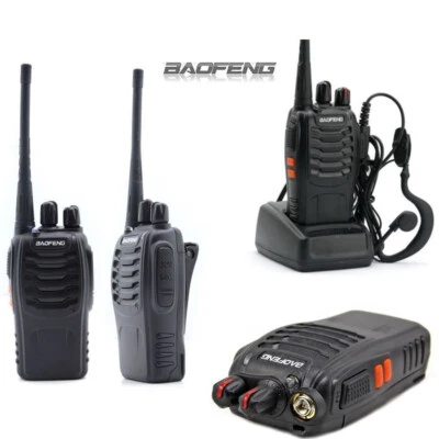 RADIO SENDER TRANSCEIVER WALKIE TALKIE BF-888S PROFESSIONAL MILITÄR - Bild 1 von 2