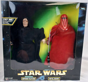 Star Wars Action Collection 12" Electronic Palpatine and Royal Guard Kenner 1998