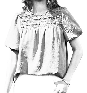 Blanco XL GRACE KARIN Mujer Verano Prendas para el torso 2025 Moda Puff Manga Corta Informal El - Imagen 1 de 6