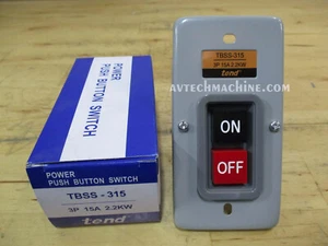 TBSS-315 Interruttore a pulsante Tend 15A 2,2Kw - Foto 1 di 3