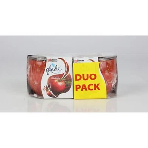 3x Glade Candela Profumata Cosy Apple&cinnamon 2x120g Vetro Frische Ambiente - Foto 1 di 1