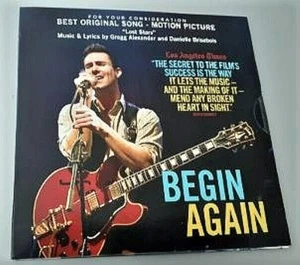 BEGIN AGAIN Lost Stars FYC Best Original Song CD Adam Levine RARE New Sealed - Picture 1 of 2